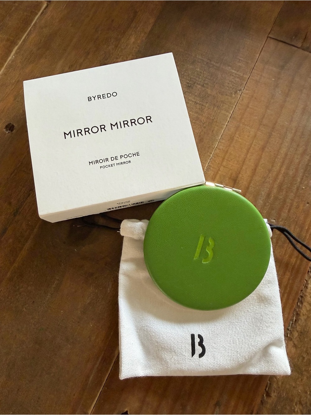 BYREDO Pocket Mirror – Compact Leather mirror